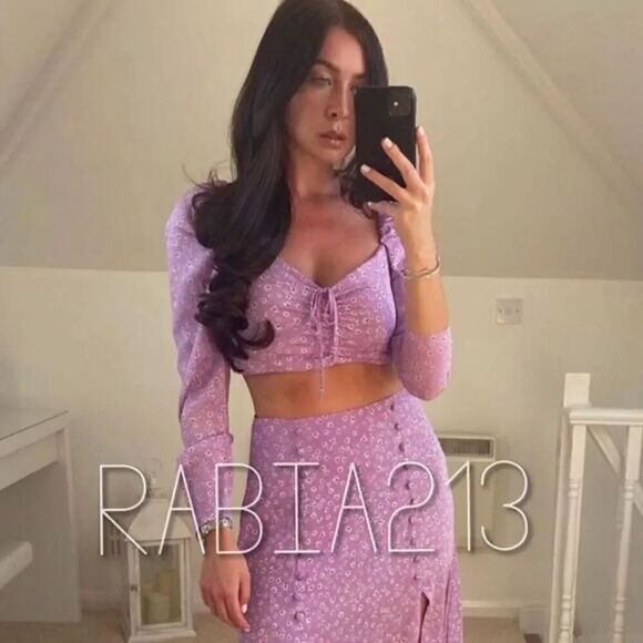 ZARA FLORAL TIED PRINT BLOUSE - Picture 7 of 16